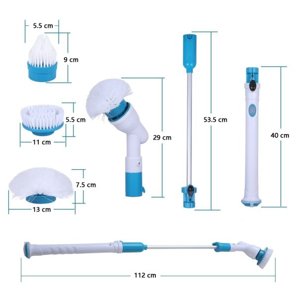 Electric Spin Scrubber Set