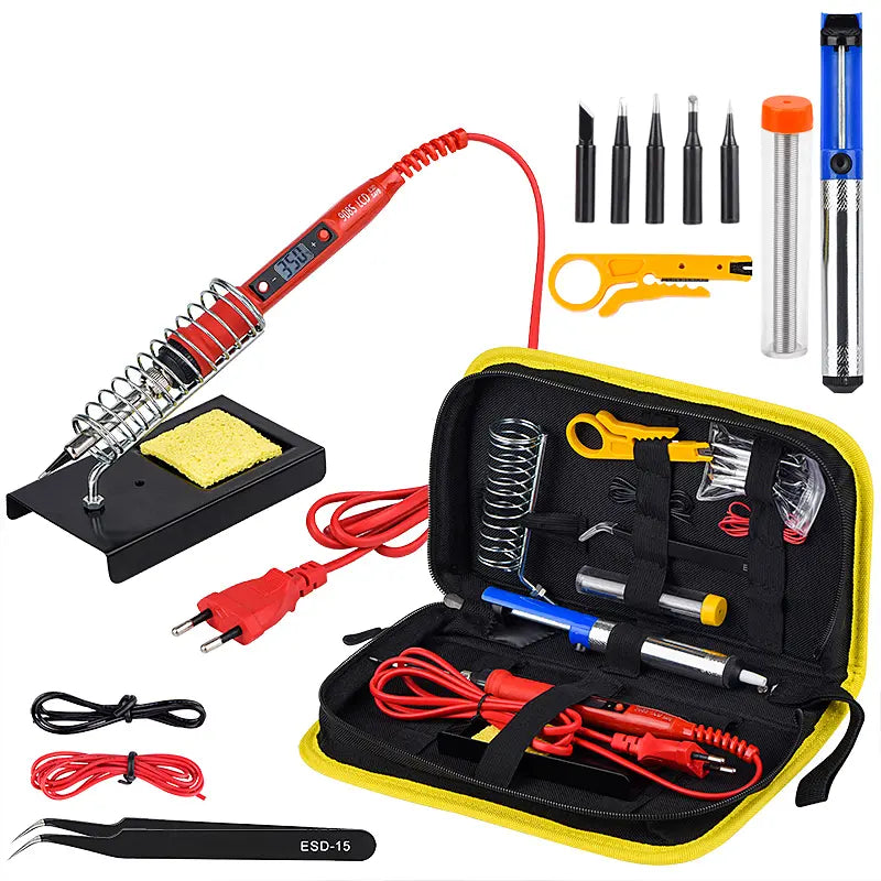 Adjustable Temperature Soldering Iron Kit – 80W